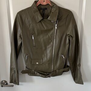 NWT Faux Leather Jacket